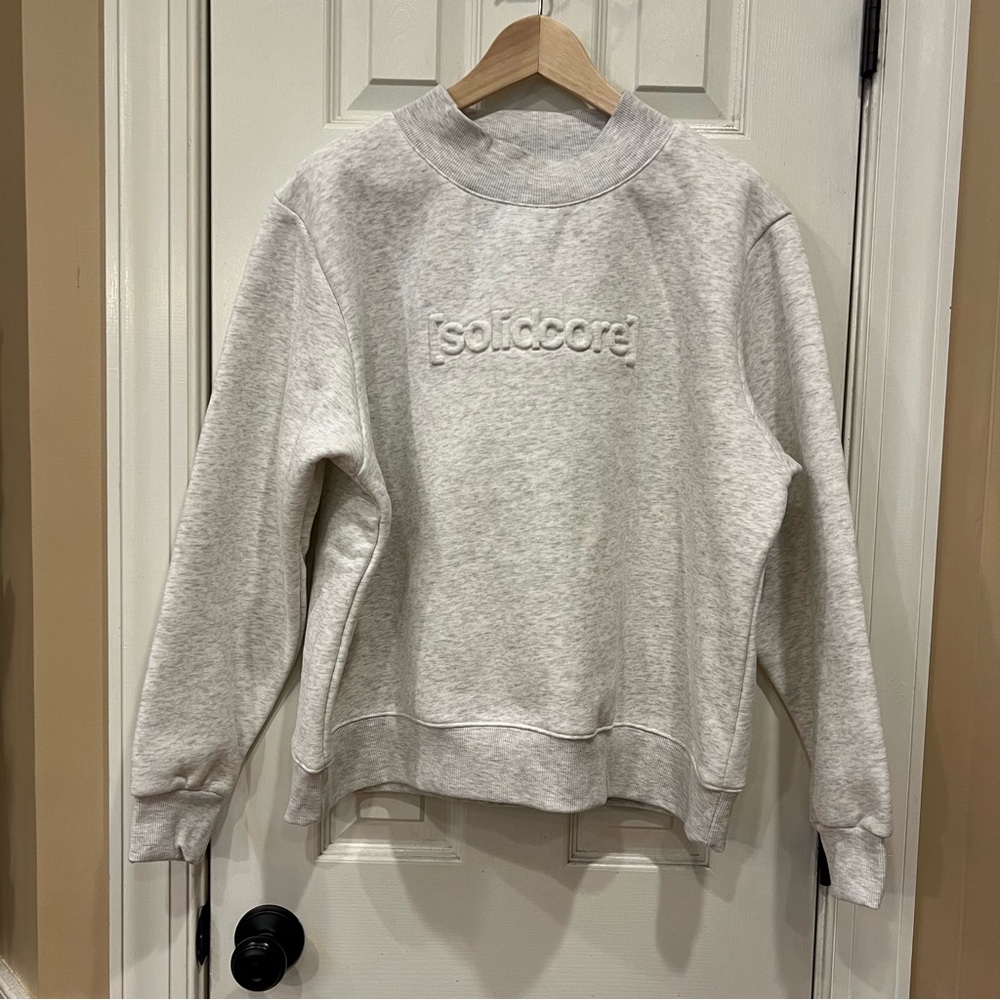 NEW Solidcore Mockneck Sweatshirt Pullover Sweater Women’s Small Solidays 2025